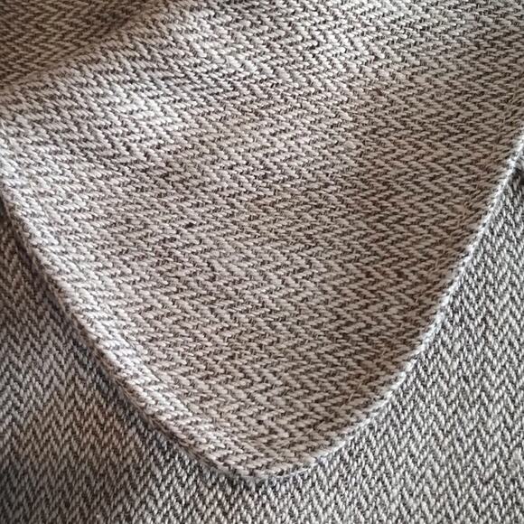 goddess gear NEW Organic Cotton Tweed Buttoned Lined Pocketed Pea Swing Coat L - Picture 14 of 16